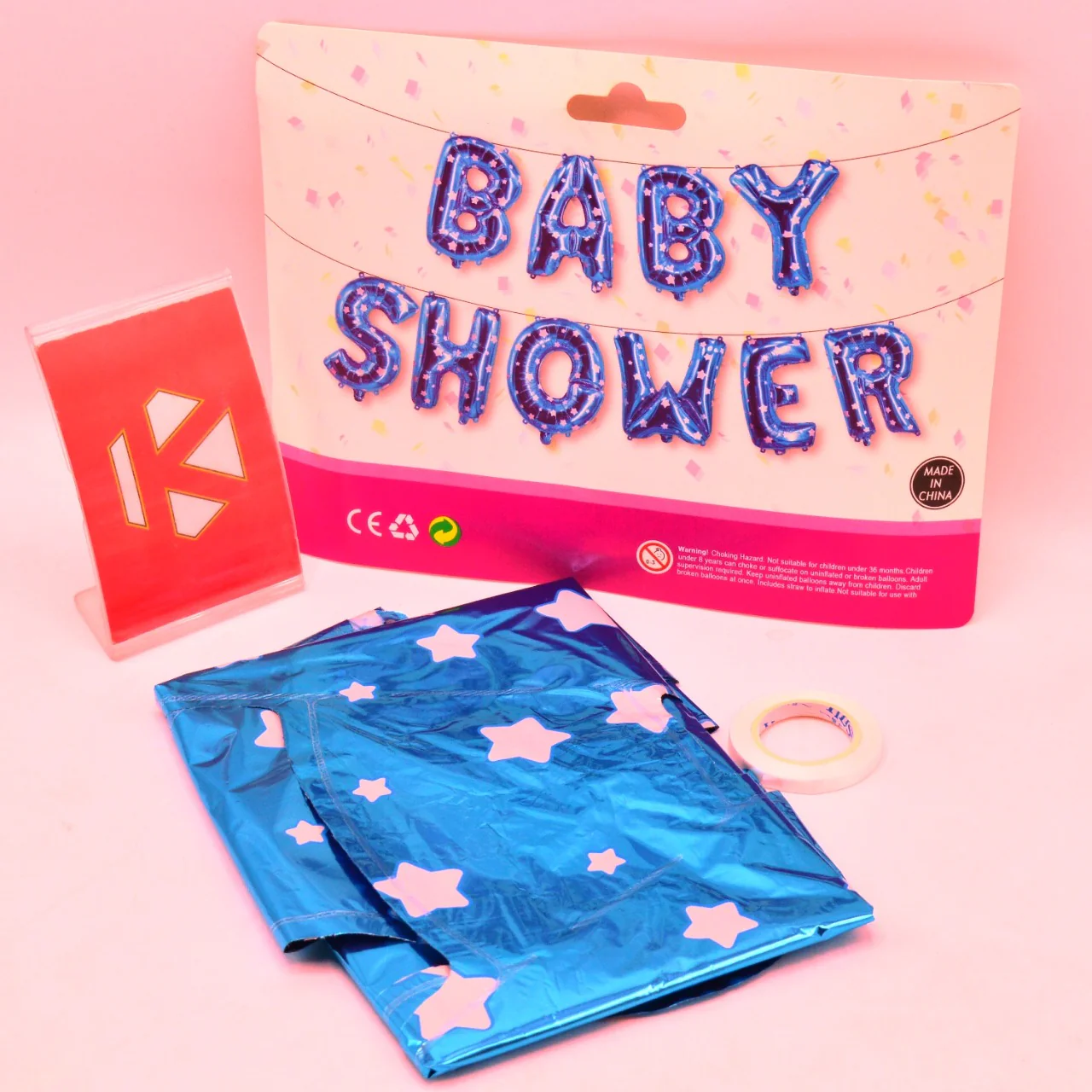 Baby Shower Alphabets Foil Balloons Set - Image 3