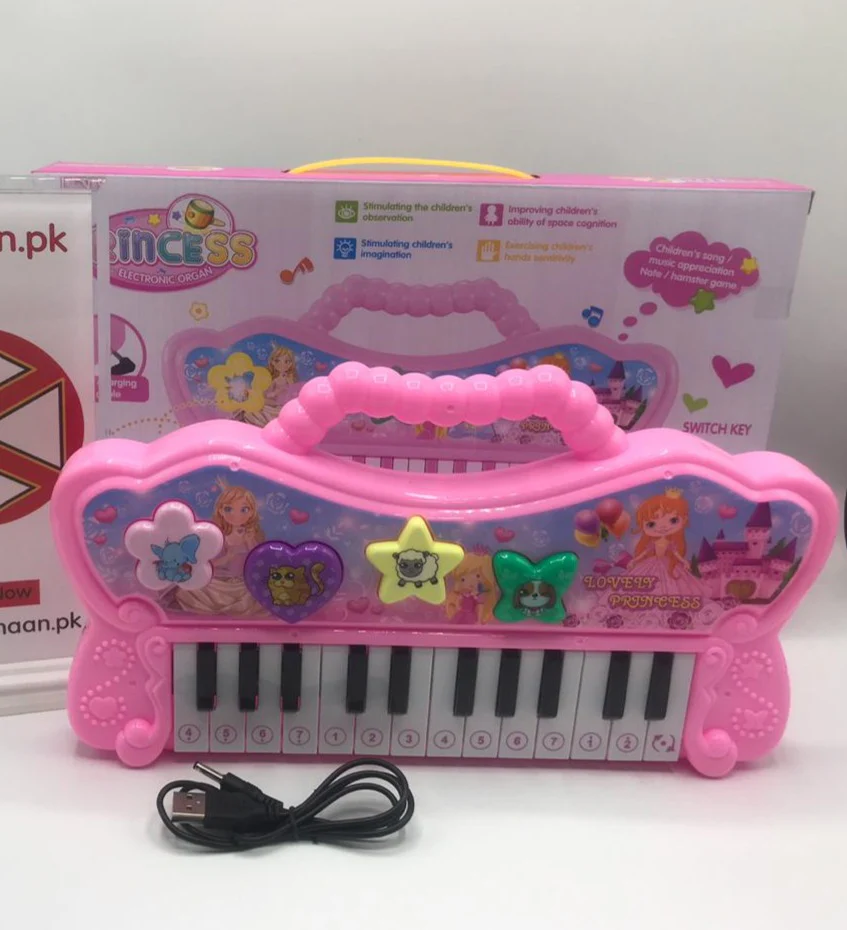 Princess Electronic Piano Key with Light & Sound - Image 5