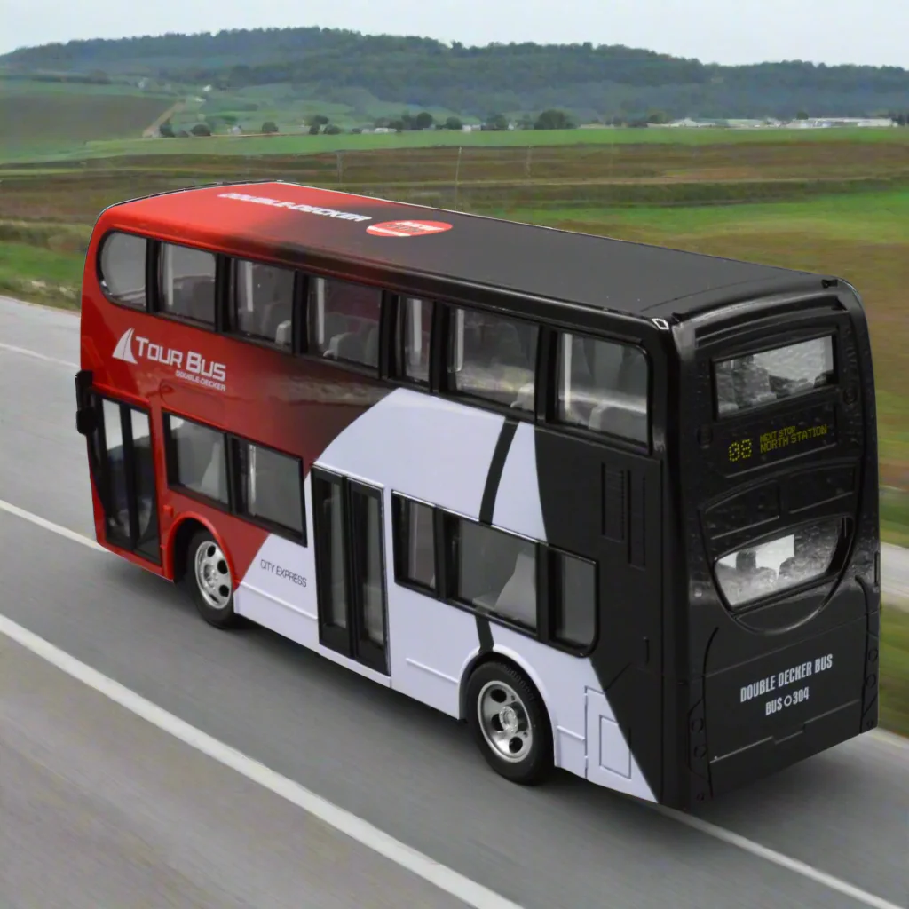 RC Double-Decker Bus Rechargeable with Light and Sound - Image 5